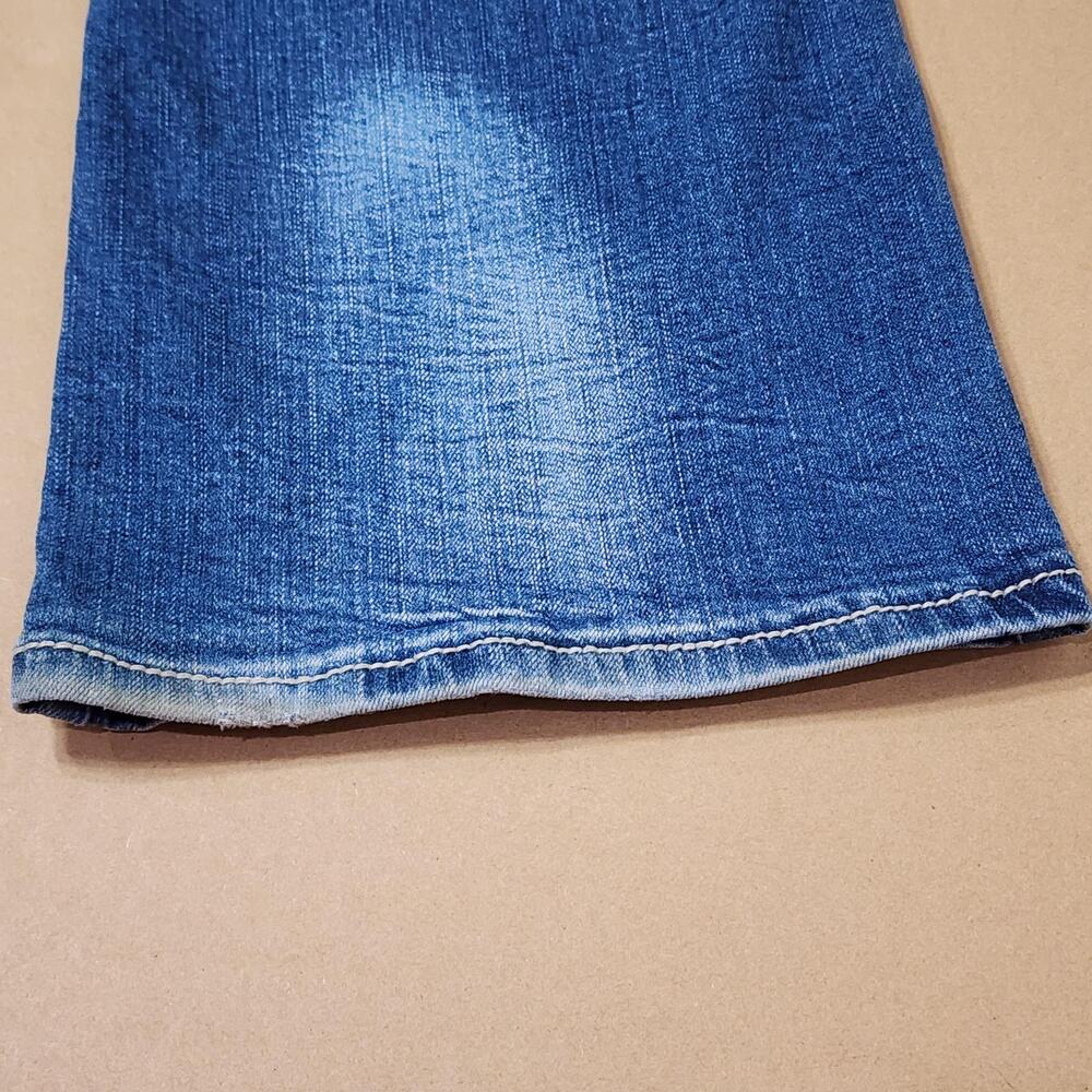 Trinity Ranch Jeans Womens 9 Blue Bootcut Embroidered Rhinestone Studded - Picture 14 of 16